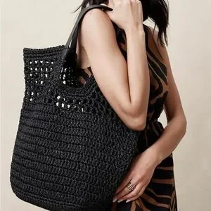 Banana Republic Paper Straw Tote